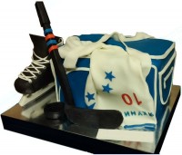 Торт сумка хоккеиста в Санкт-Петербурге